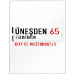 Üneşden  Dry Erase Boards