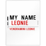 my  Name   Dry Erase Boards