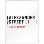 alexzander Street  Dry Erase Boards