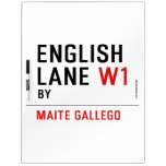 English Lane  Dry Erase Boards