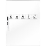 khalil
 
   Dry Erase Boards