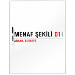 menaf Şekİlİ  Dry Erase Boards