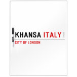 khansa  Dry Erase Boards