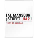 Al Mansour  Street   Dry Erase Boards
