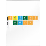 Stevens
 Laptop
   Dry Erase Boards