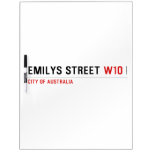 Emilys Street  Dry Erase Boards
