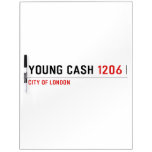 YOUNG CASH  Dry Erase Boards