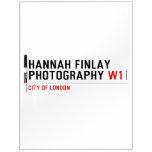 Hannah Finlay Photography  Dry Erase Boards