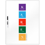 K
 A
 R
 E
 N  Dry Erase Boards