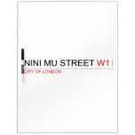 NINI MU STREET  Dry Erase Boards