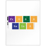 frogs
 rains  Dry Erase Boards