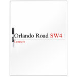 Orlando Road  Dry Erase Boards