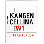    KANGEN CELLINA     Dry Erase Boards