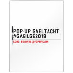 Pop-Up Gaeltacht #Gaeilge2018  Dry Erase Boards