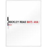Rockley Road  Dry Erase Boards
