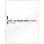 6407 Las Brisas Drive  Dry Erase Boards