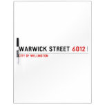 Warwick Street  Dry Erase Boards