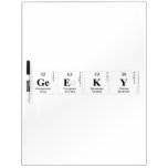Geeky  Dry Erase Boards