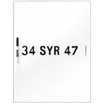34 SYR 47  Dry Erase Boards