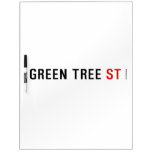 Green Tree  Dry Erase Boards