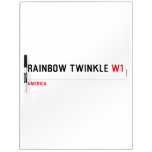 rainbow twinkle  Dry Erase Boards