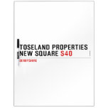 Toseland Properties New Square  Dry Erase Boards