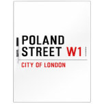 Poland Street  Dry Erase Boards