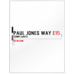Paul Jones Way  Dry Erase Boards