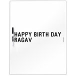 Happy birth day  Ragav  Dry Erase Boards