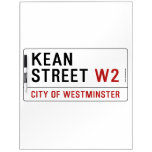 KEAN street  Dry Erase Boards
