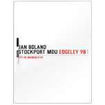 Jan Boland Stockport MDU  Dry Erase Boards
