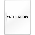 YATESENDERS  Dry Erase Boards