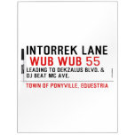 Intorrek Lane   Dry Erase Boards
