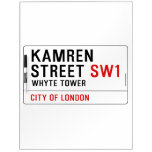 Kamren  Street  Dry Erase Boards