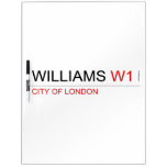 WILLIAMS  Dry Erase Boards