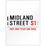 Midland Street  Dry Erase Boards