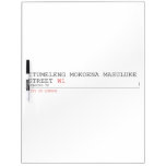 ITUMELENG MOKOENA MASULUKE  Street  Dry Erase Boards