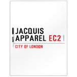 jacquis apparel  Dry Erase Boards