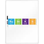 Rubiks  Dry Erase Boards
