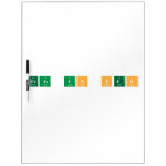 eres un peo  Dry Erase Boards
