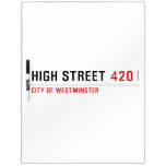 High Street  Dry Erase Boards