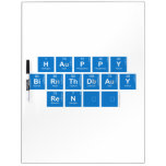 Happy
 Birthday
 René  Dry Erase Boards