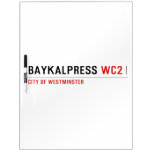 BAYKALPRESS  Dry Erase Boards