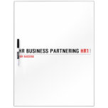 HR Business Partnering  Dry Erase Boards