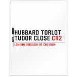 Hubbard Torlot Tudor Close  Dry Erase Boards