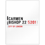 Carmen Bishop 22  Dry Erase Boards