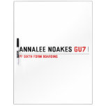 Annalee Noakes  Dry Erase Boards