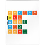 chaiwat 
 siri
 wong
 vila
 chart  Dry Erase Boards