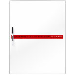 Boomieworld till the world end  Dry Erase Boards