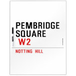 PEMBRIDGE  SQUARE    Dry Erase Boards